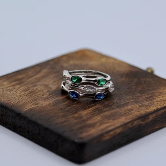 Silver Stackable Ring - Picture 1 of 2